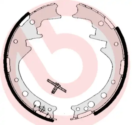 комплект спирачна челюст BREMBO S 83 521