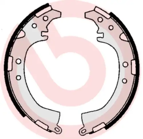 комплект спирачна челюст BREMBO S 83 528