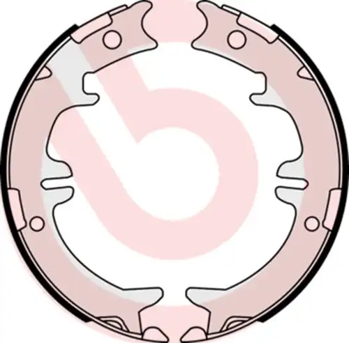 комплект спирачна челюст, ръчна спирачка BREMBO S 83 542