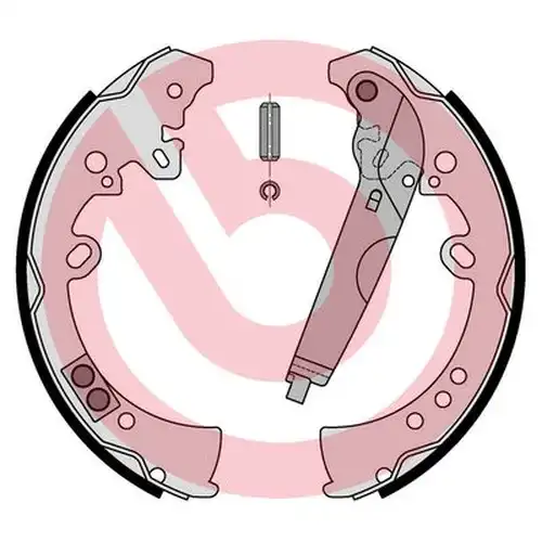 комплект спирачна челюст BREMBO S 83 570