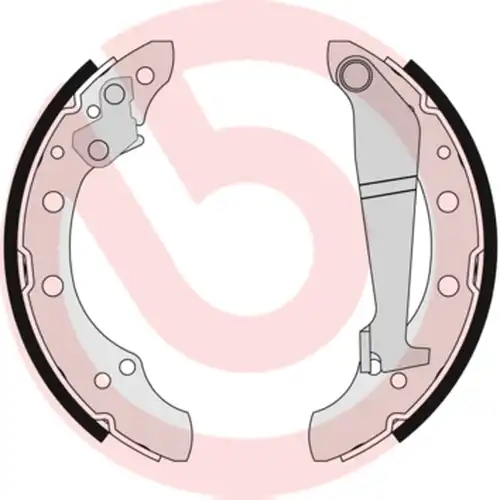 комплект спирачна челюст BREMBO S 85 508
