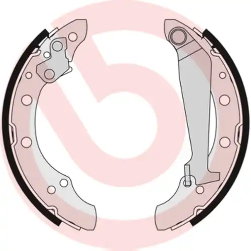 комплект спирачна челюст BREMBO S 85 511