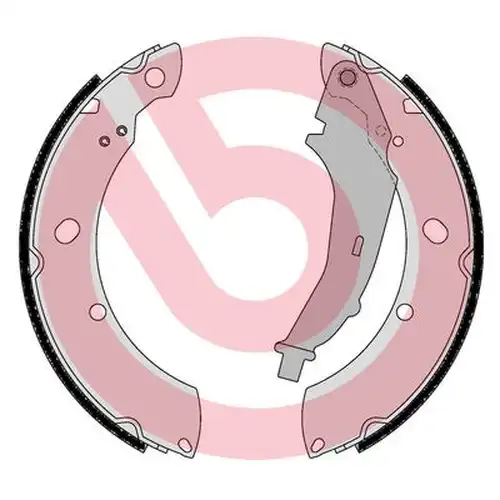 комплект спирачна челюст BREMBO S 85 544