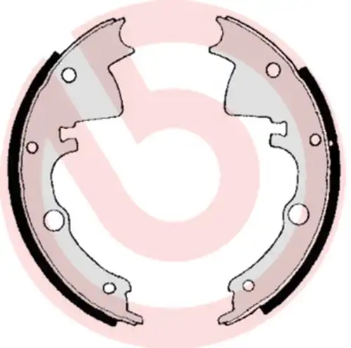 комплект спирачна челюст BREMBO S A6 503