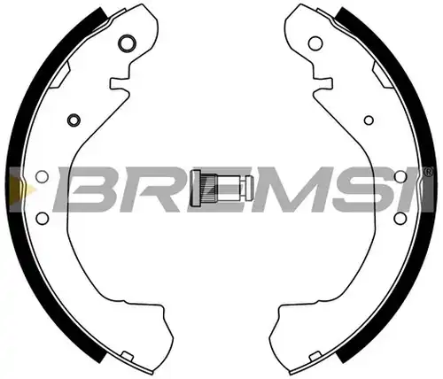 комплект спирачна челюст BREMSI GF4654