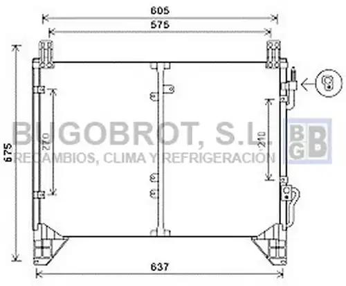 кондензатор, климатизация BUGOBROT 62-DW5110
