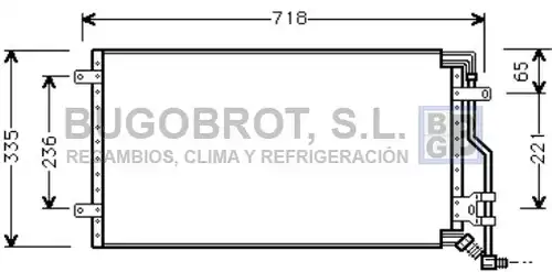 кондензатор, климатизация BUGOBROT 62-FT5175