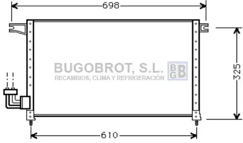 кондензатор, климатизация BUGOBROT 62-MT5092