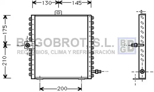 кондензатор, климатизация BUGOBROT 62-PR5017
