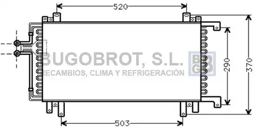 кондензатор, климатизация BUGOBROT 62-RT5184