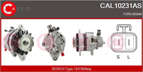 генератор CASCO CAL10231AS