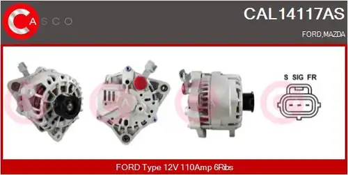 генератор CASCO CAL14117AS