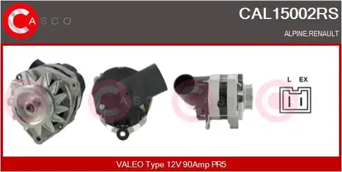 генератор CASCO CAL15002RS