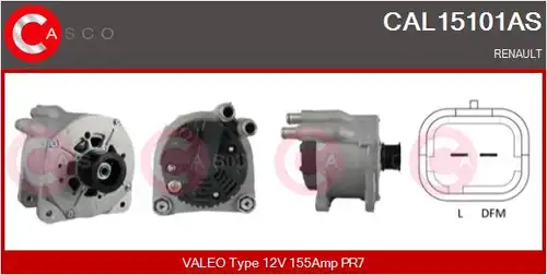 генератор CASCO CAL15101AS