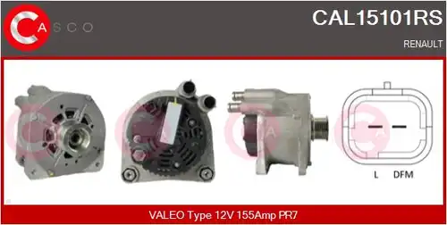 генератор CASCO CAL15101RS
