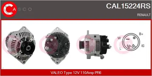 генератор CASCO CAL15224RS