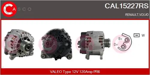 генератор CASCO CAL15227RS