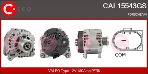 генератор CASCO CAL15543GS