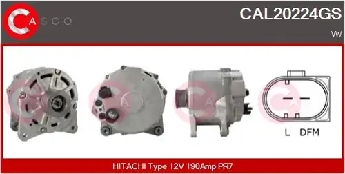 генератор CASCO CAL20224GS