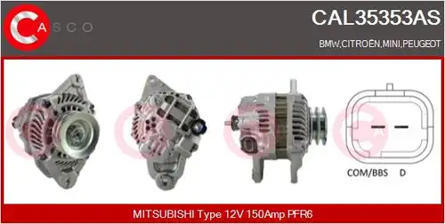 генератор CASCO CAL35353AS
