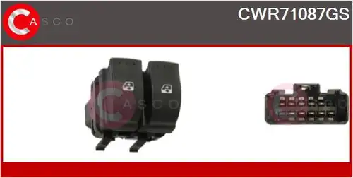 ключ(бутон), стъклоповдигане CASCO CWR71087GS