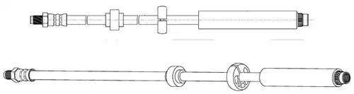 спирачен маркуч CEF 512780