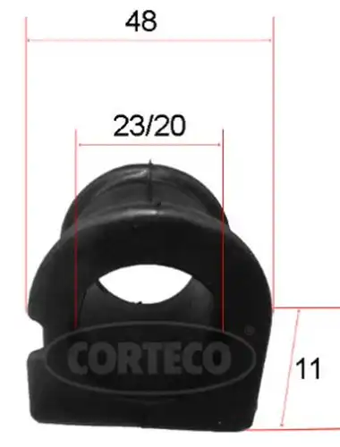 тампони, стаб. щанга CORTECO 49371588
