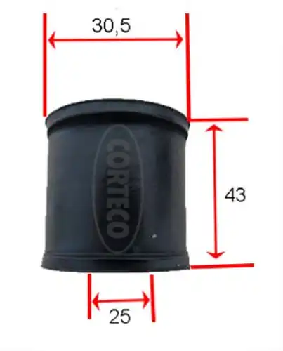 тампони, стаб. щанга CORTECO 49405655