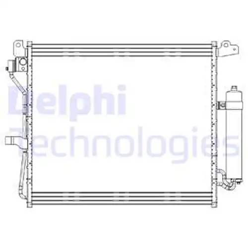 кондензатор, климатизация DELPHI CF20228