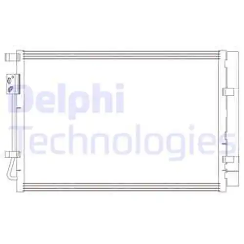 кондензатор, климатизация DELPHI CF20414