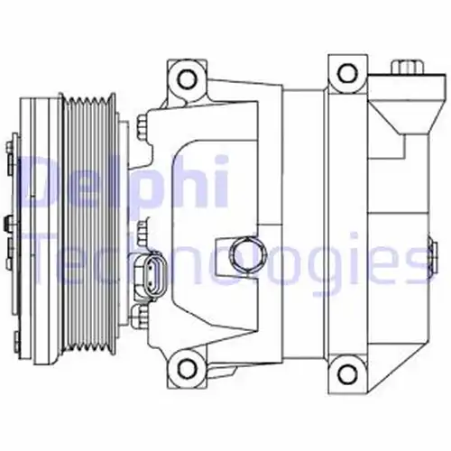 компресор за климатик DELPHI CS10095-12B1