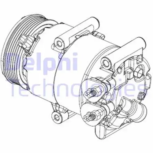 компресор за климатик DELPHI CS20324