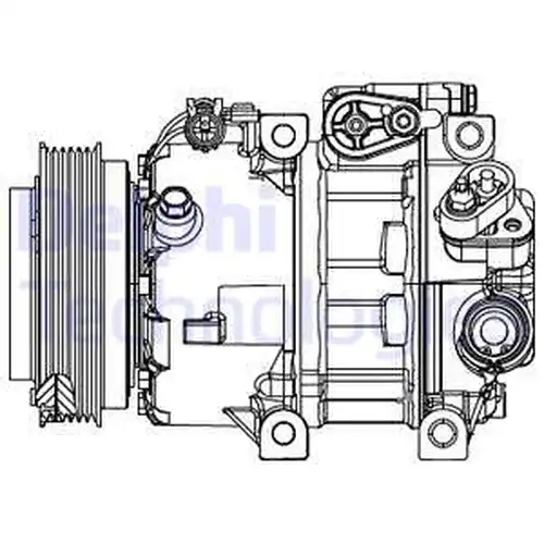 компресор за климатик DELPHI CS20415