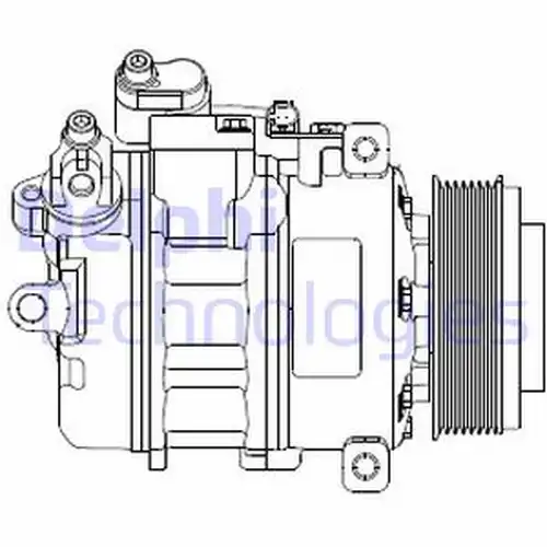компресор за климатик DELPHI CS20479