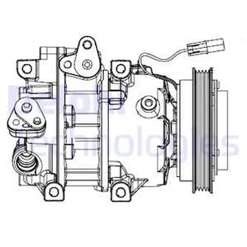 компресор за климатик DELPHI CS20493