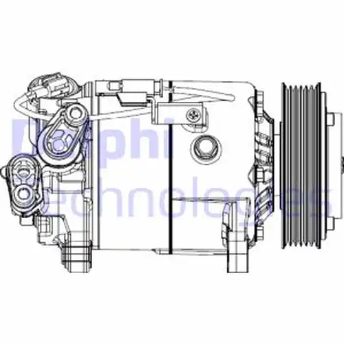 компресор за климатик DELPHI CS20500
