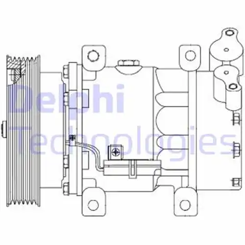 компресор за климатик DELPHI CS20523