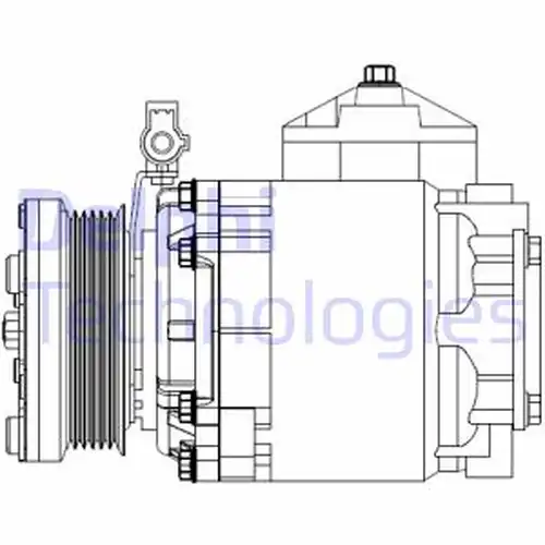 компресор за климатик DELPHI CS20525