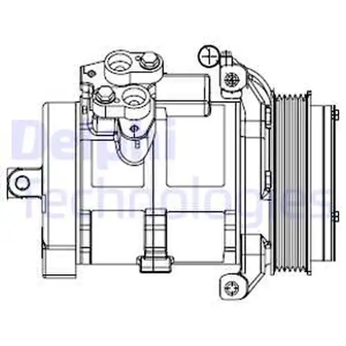 компресор за климатик DELPHI CS20528