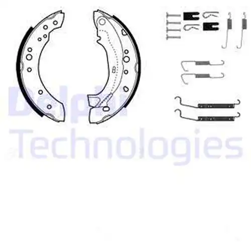 комплект спирачна челюст DELPHI KP1089