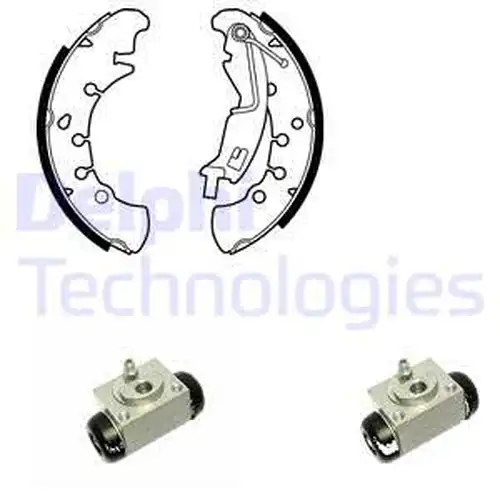 комплект спирачна челюст DELPHI KP1099