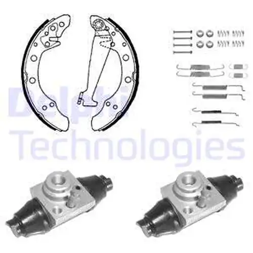 комплект спирачна челюст DELPHI KP1132
