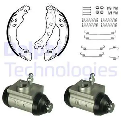 комплект спирачна челюст DELPHI KP1147