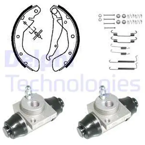 комплект спирачна челюст DELPHI KP968