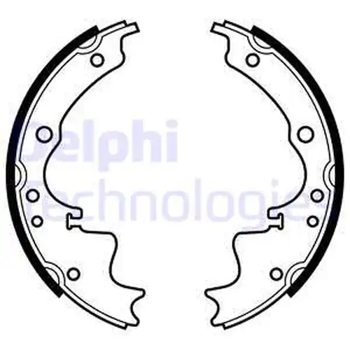 комплект спирачна челюст DELPHI LS1261