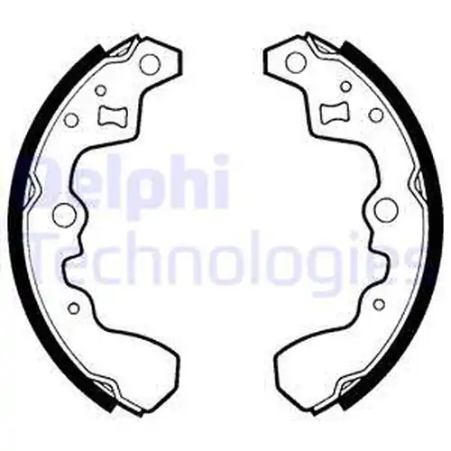комплект спирачна челюст DELPHI LS1338