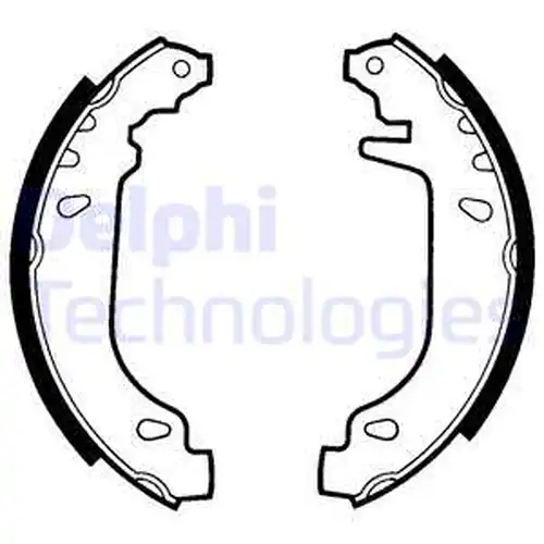 комплект спирачна челюст DELPHI LS1404