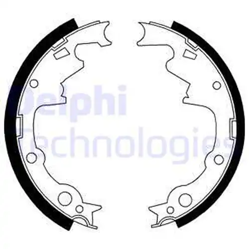 комплект спирачна челюст DELPHI LS1800