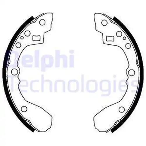 комплект спирачна челюст DELPHI LS1824