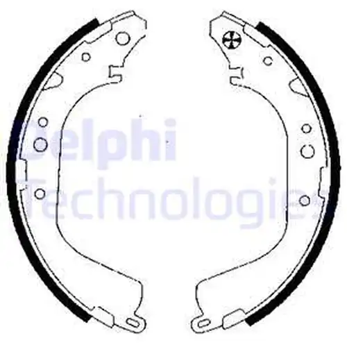 комплект спирачна челюст DELPHI LS1834